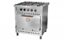 Cocina industrial de 4 hornallas